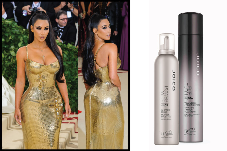 2_20181019_Richard_Fall_Pony Kim Kardashian Slicked Back Pony using Power Whip and Flip Turn