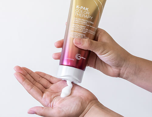 color-therapy-conditioner-in-hand K-PAK Color Therapy Conditioner in hand