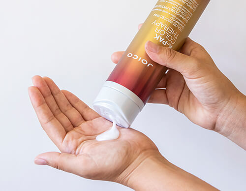 color-therapy-shampoo-in-hand K-PAK Color Therapy Shampoo in hand