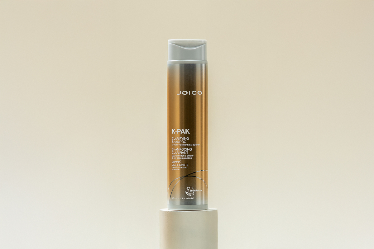 K-PAK Claryfing Shampoo bottle
