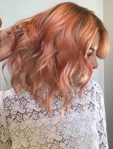 Larisa Love Metallic Peach Color Joico