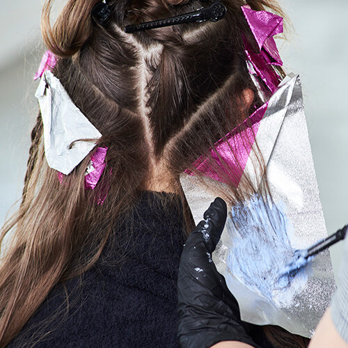 Glowlights hair color technique step 13
