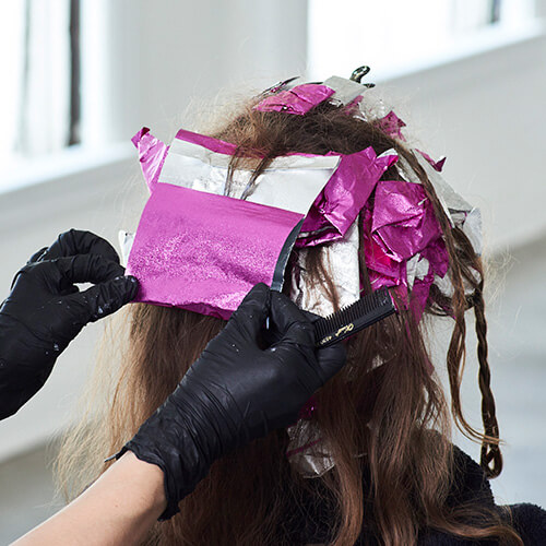 Glowlights hair color technique step 19