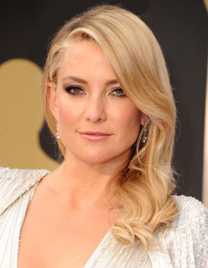Kate Hudson blonde hair color and hairstyle