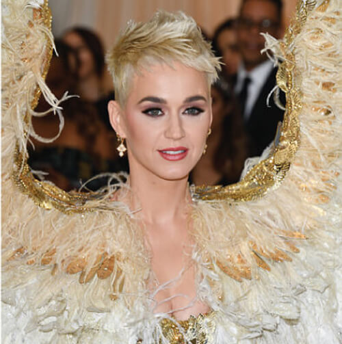 katy perry blonde hair color for met ball