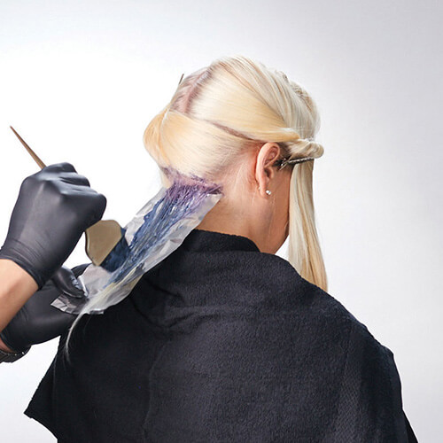 MetallicPopArt_Step2 Color Intensity hair color technique step 2