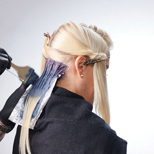 MetallicPopArt_Step3 Color Intensity hair color technique step 3