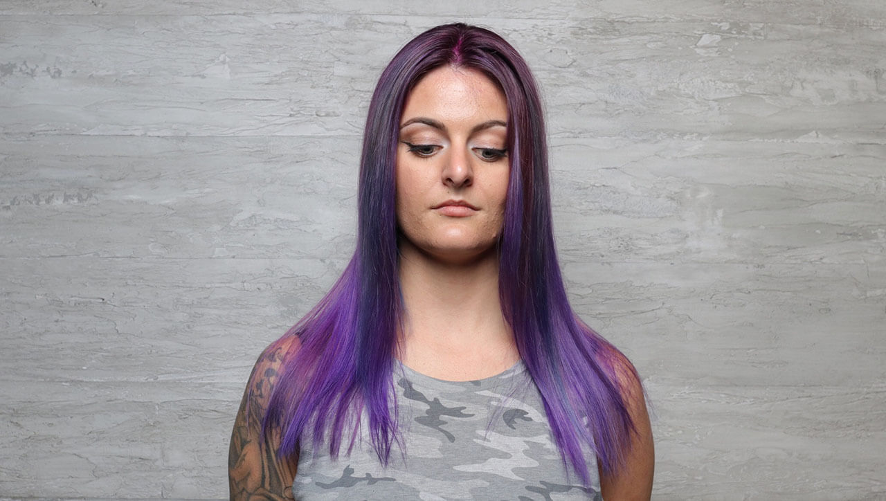 MotherAquarius_Step2 color intensity model hair before