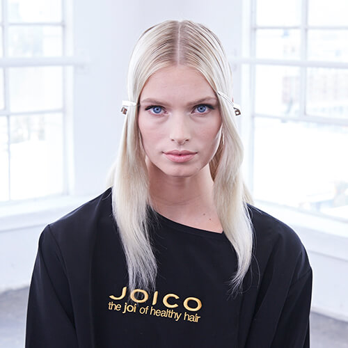 Platinum Pearl hair color technique step 1