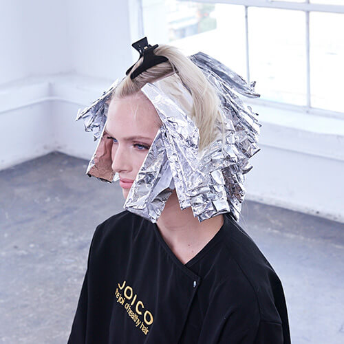 Platinum Pearl hair color technique Step 6