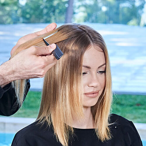 Ribbon-Lights-Technique-Step1 Ribbon-Lights hair color technique step 1