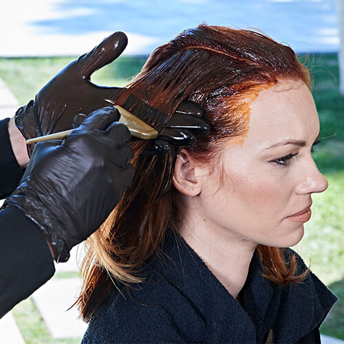 Ribbon Lights hair color technique step 10