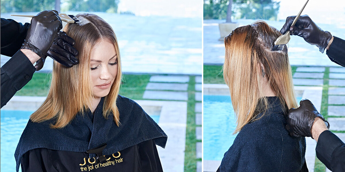 Ribbon-Lights-Technique-Step2 Ribbon-Lights hair color technique step 2