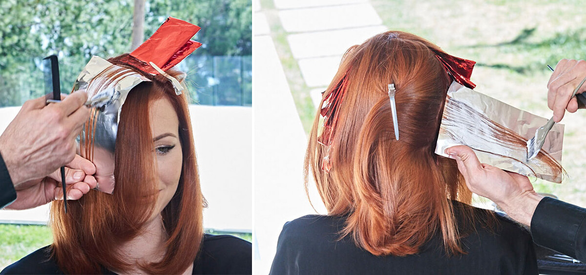 Ribbon-Lights-Technique-Step6 Ribbon-Lights hair color technique step 6