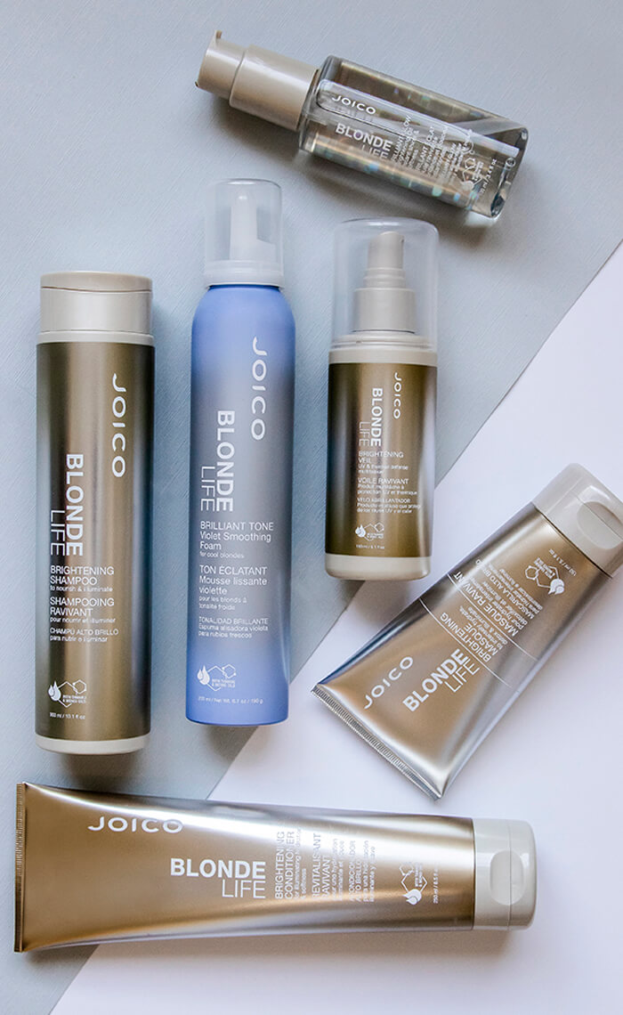 blonde-life-family-styled Blonde Life product group bottles