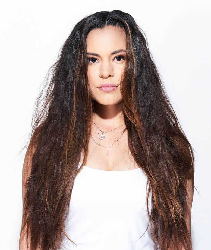 defy damage model hair before defy damage model hair before