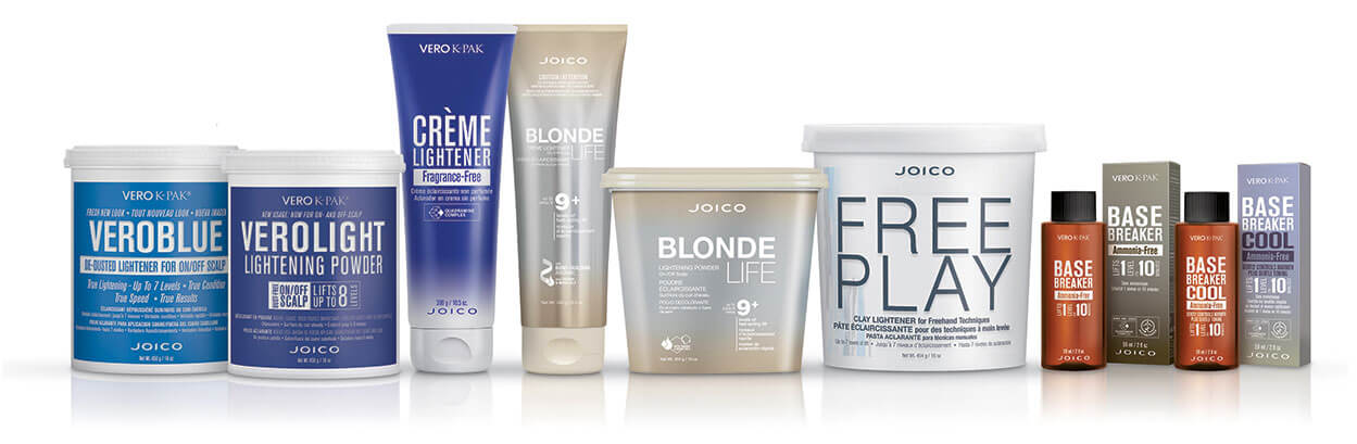 lighteners-group Joico professional lighteners bottles group