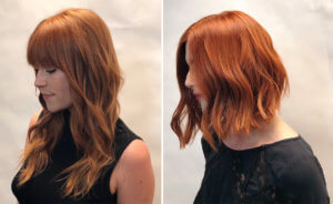 Femme Fatale Hair Color Formula Before and After