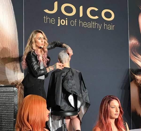 joico-guest-artist-blog Joico Guest Artist on stage at hair show