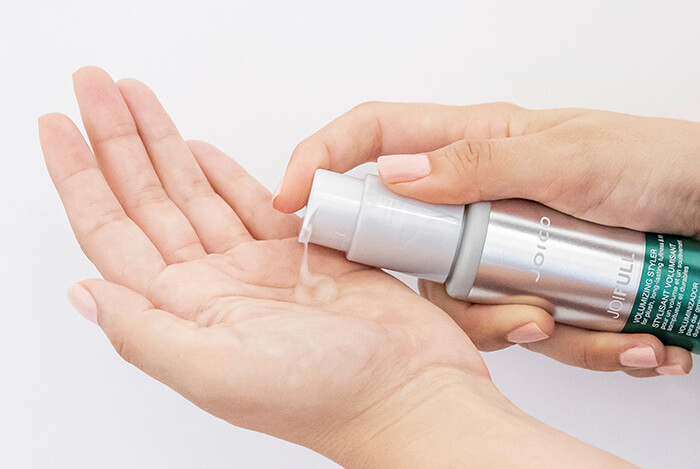 joifull-styler-hand JoiFull Volumizing Styler being poured into hand