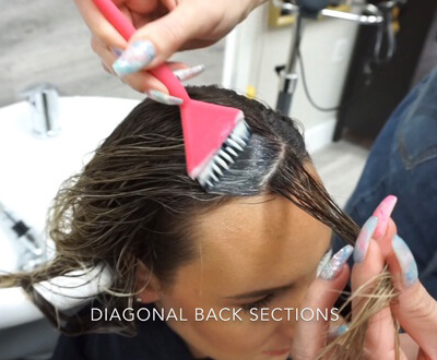 olvia-smalley-blog-post5 Womens Hair being colored with hair dye