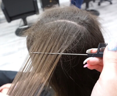 olvia-smalley-blog-post7 Womens Hair being colored with hair dye