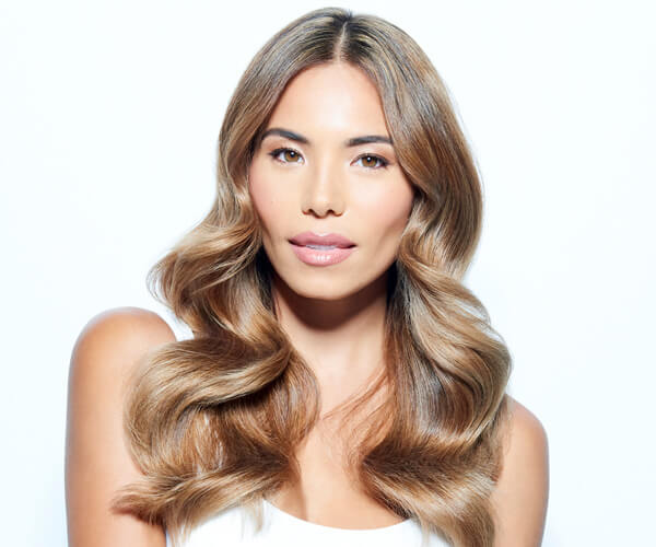 Nine-Zero-One-Salon-Monthly-Feature Beautiful brunette with carmel highlights