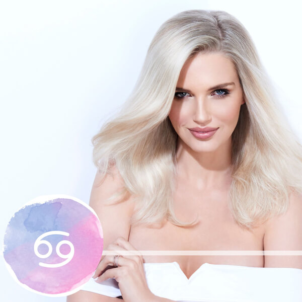 cancer-horoscope-model Blonde hair model