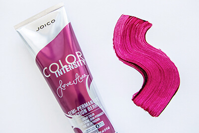 Joico Color Intensity Love Aura Swatch with bottle