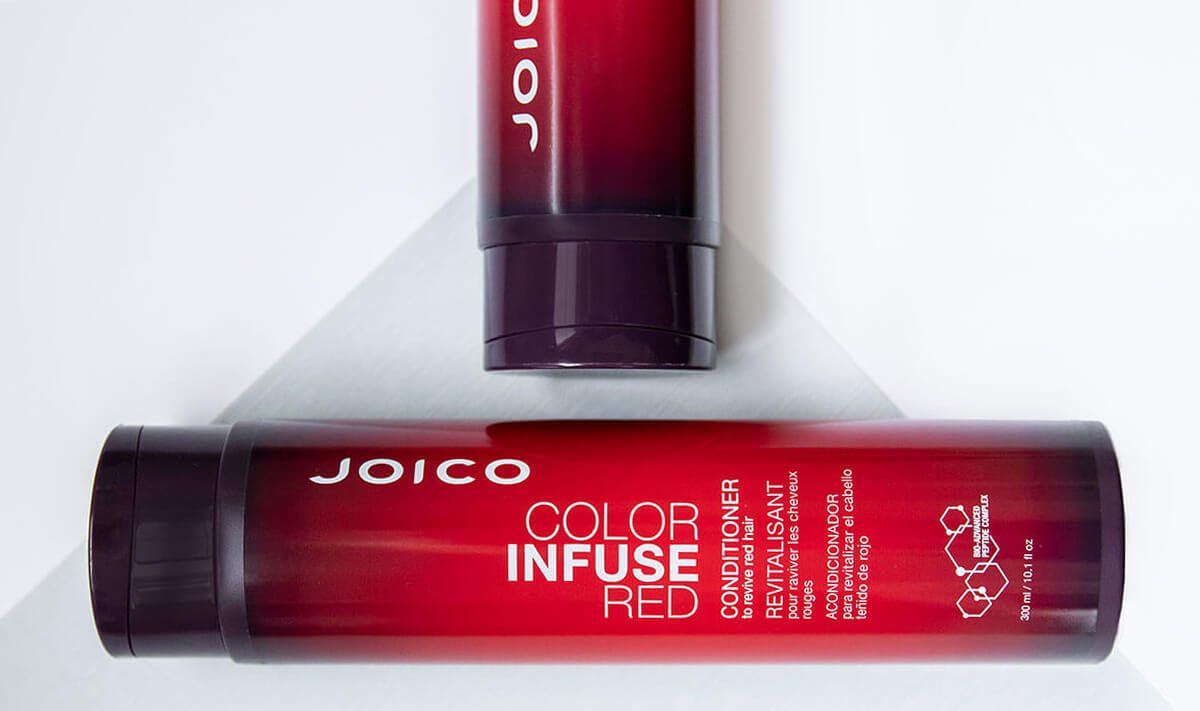 Joico Color Infuse Red bottles