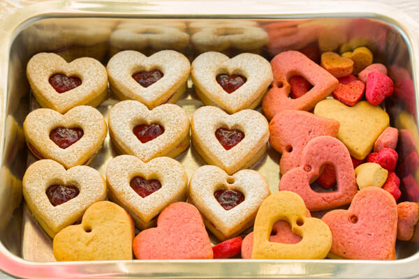 vday-cookies Heart Cookie