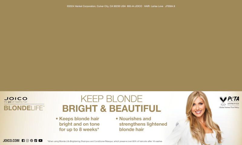 blonde life shelf strip