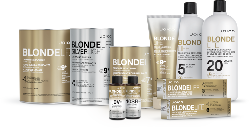 blonde life pro color products