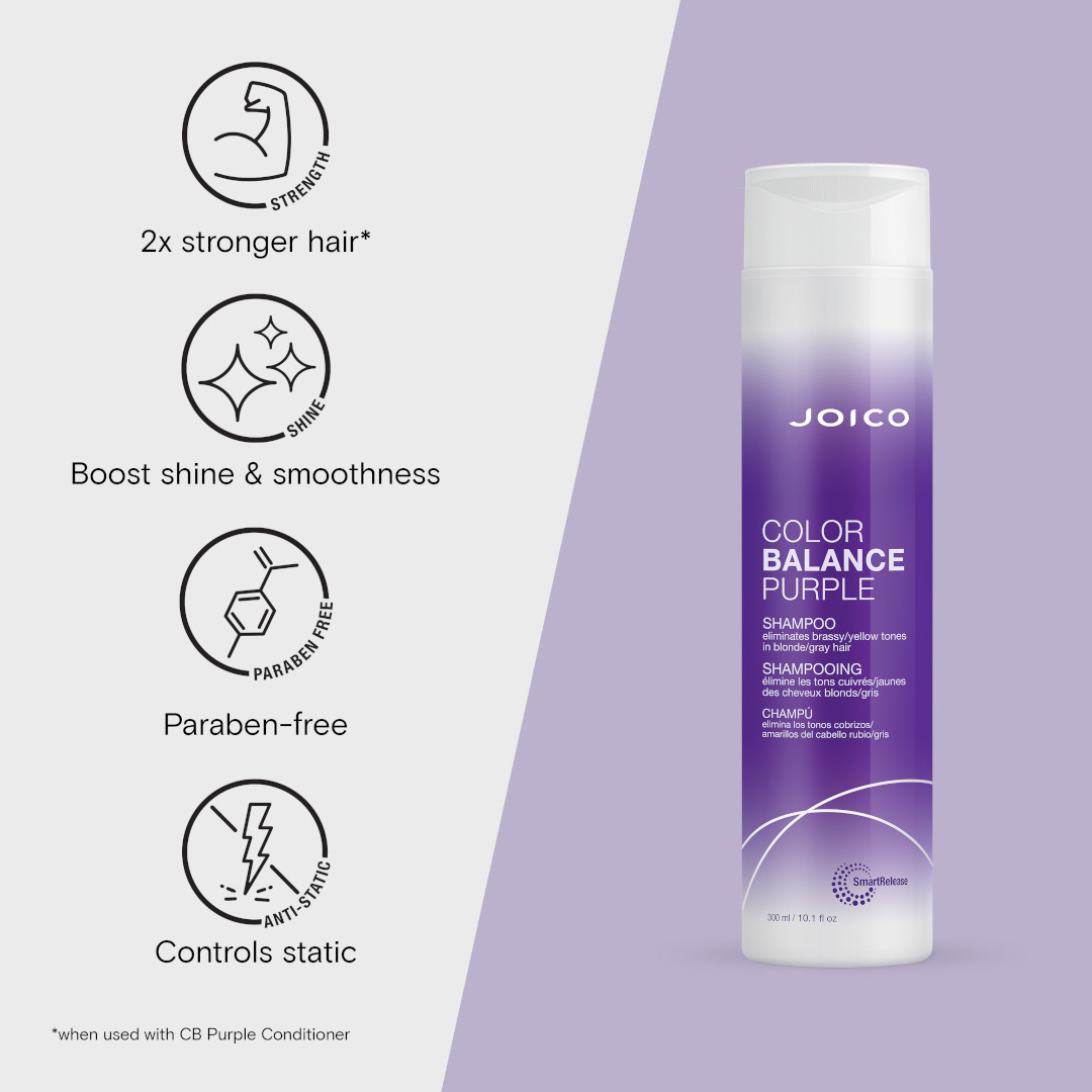 color balance purple shampoo