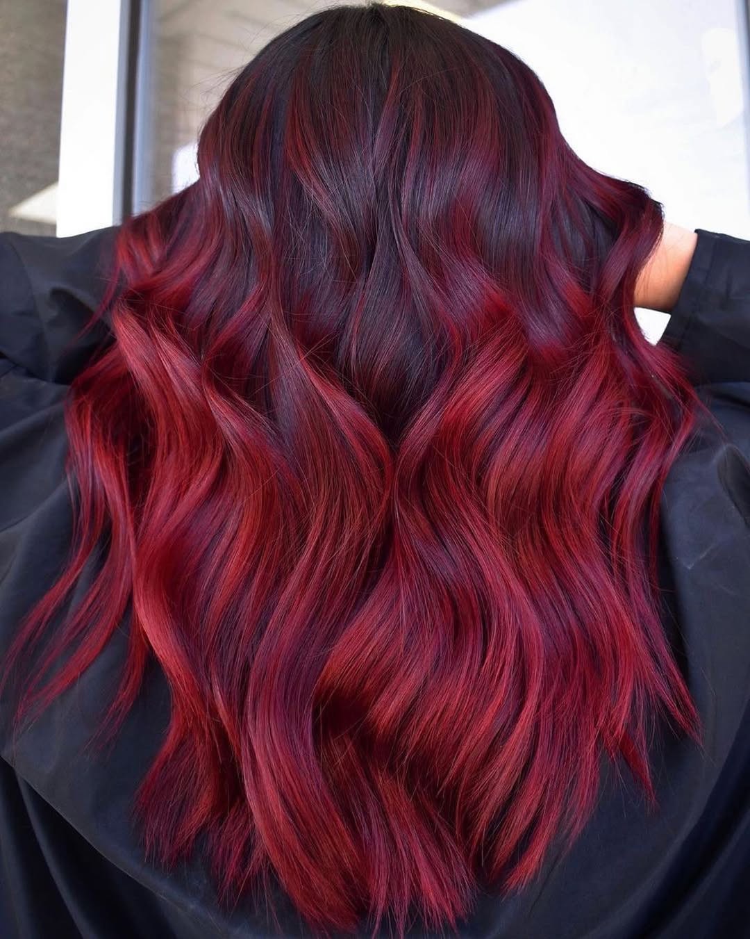 hair model red hair
