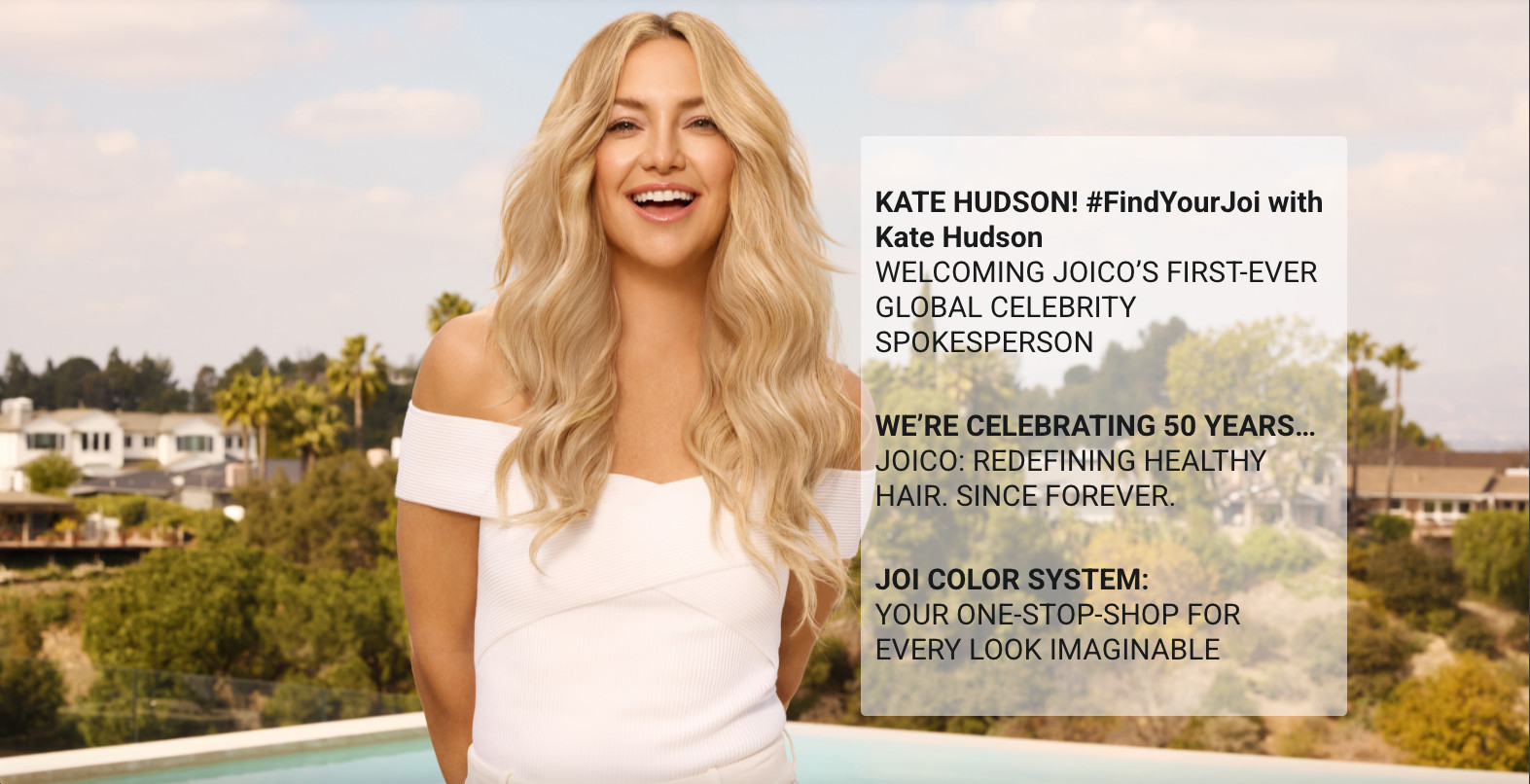 kate hudson with joi report headlines