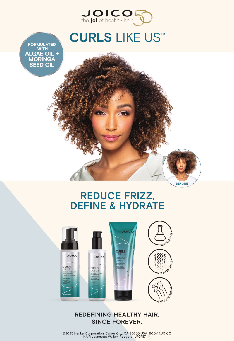 curls like us model with products