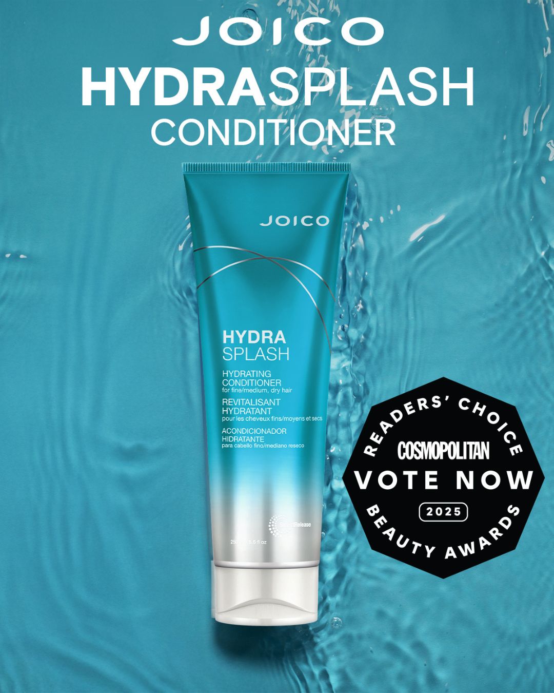 hydrasplash conditioner cosmopolitan readers choice award