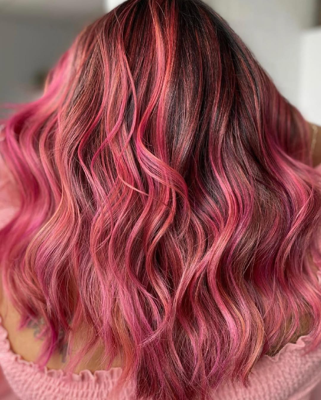 pink hair