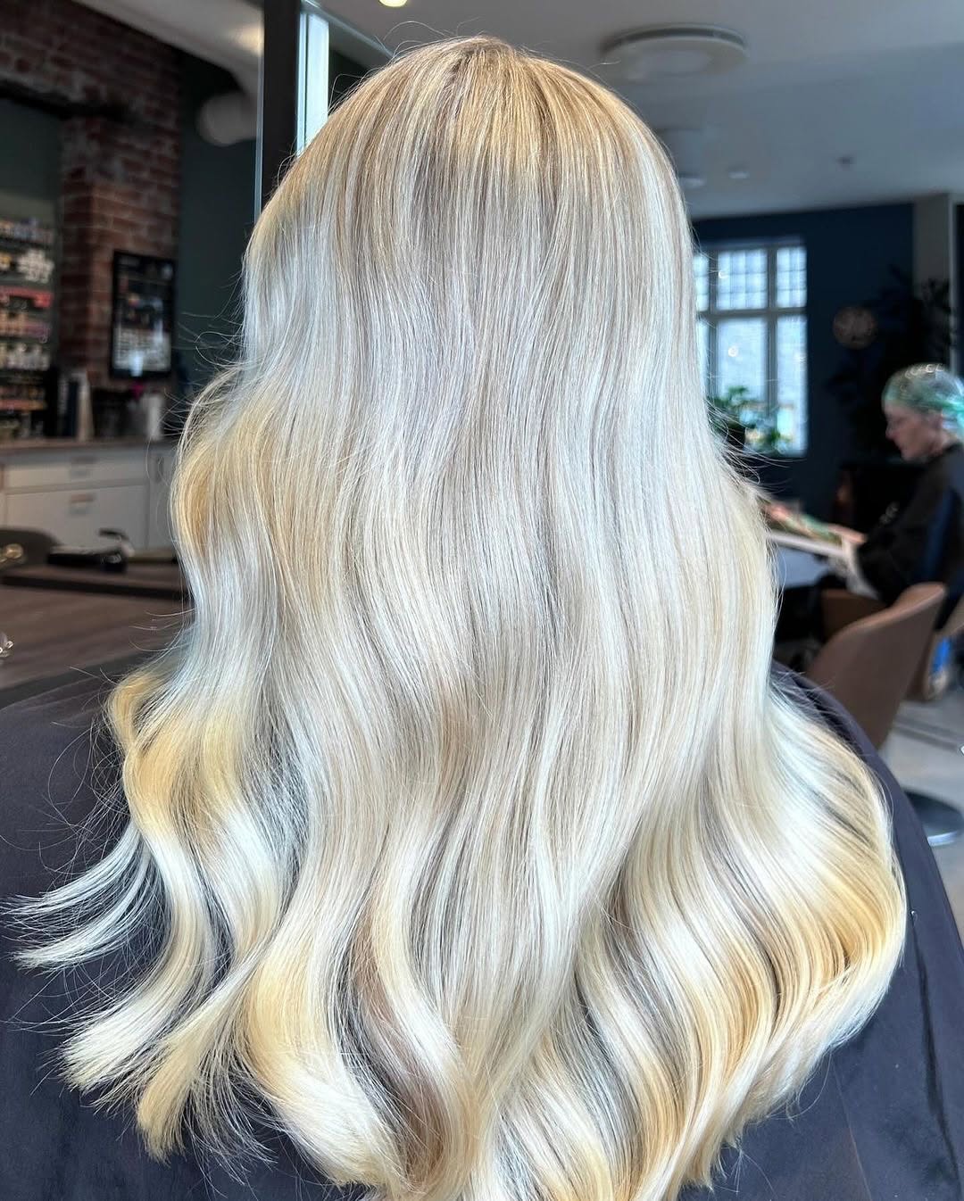 hair model after treatment