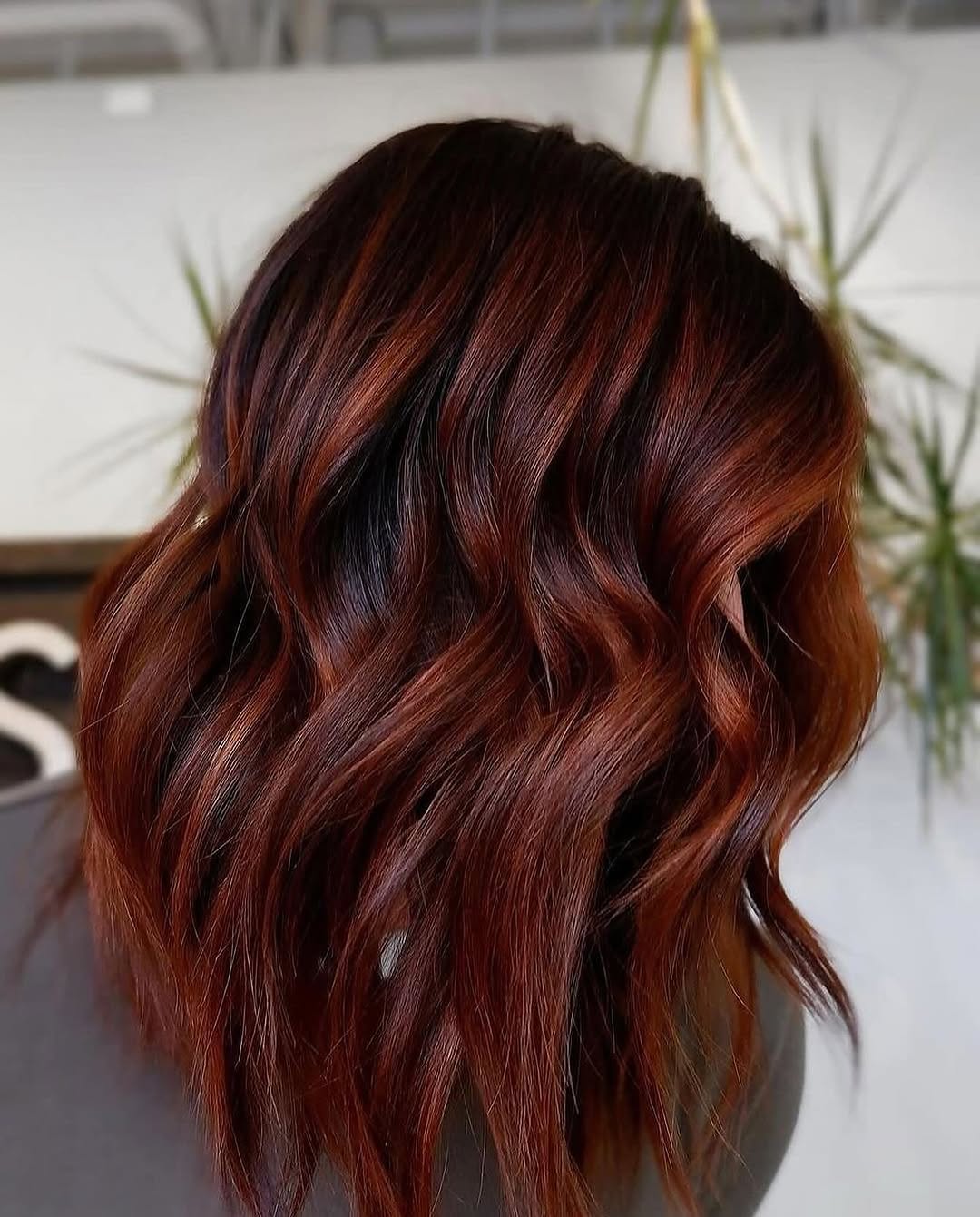 hair model after treatment