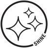 shine badge