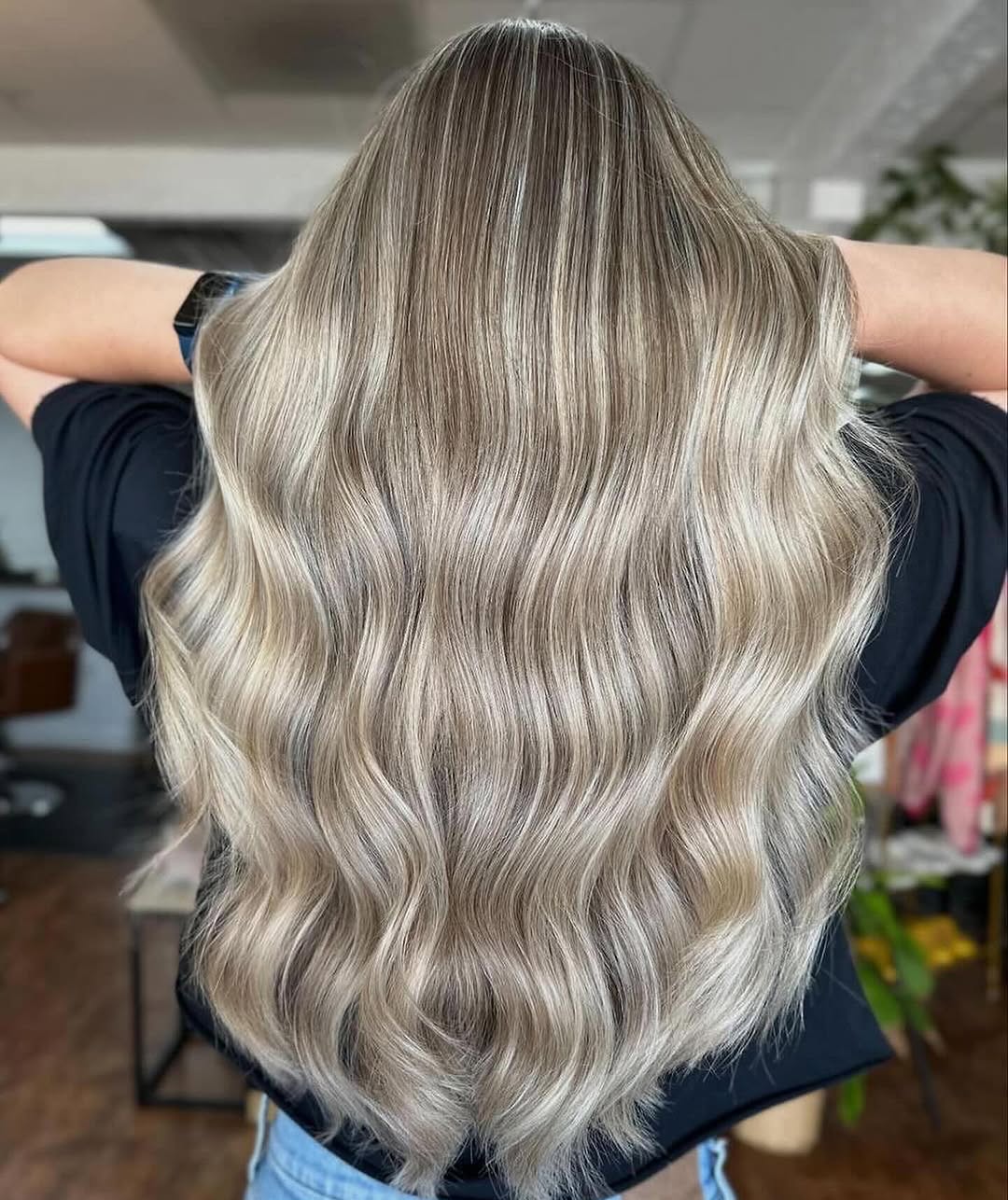 blonde hair model