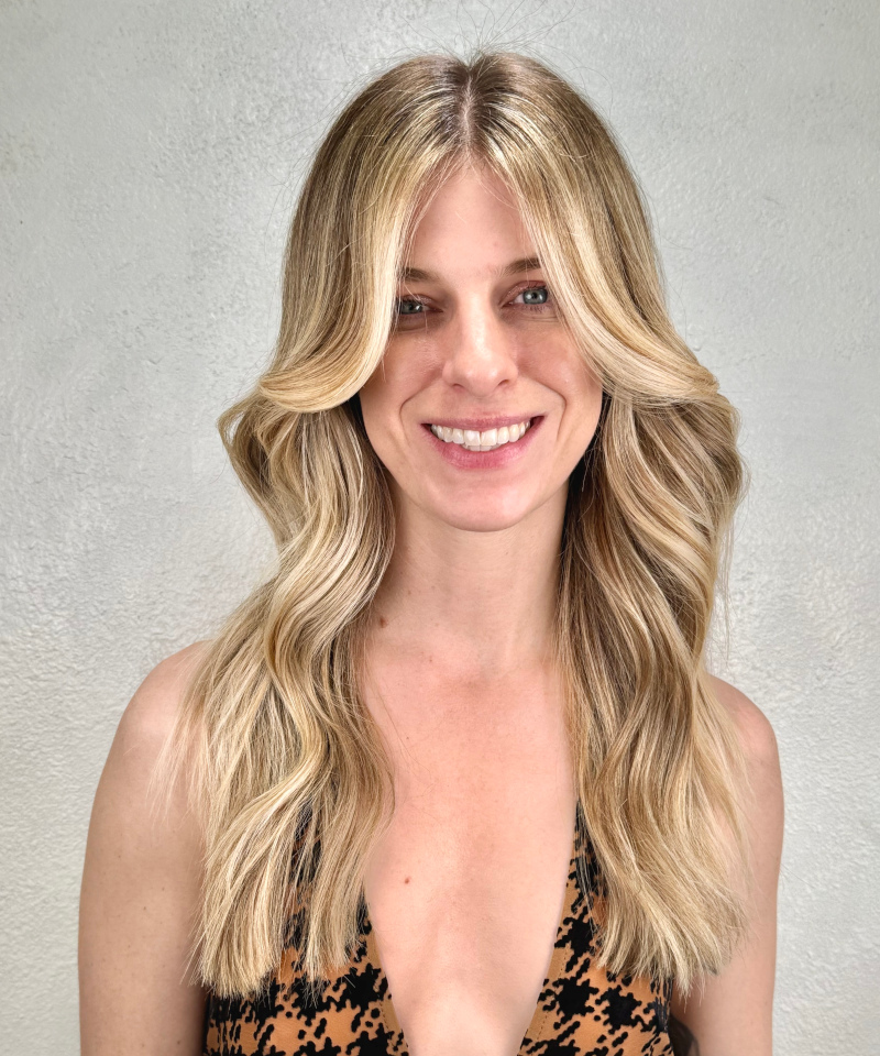 TOTAL BLONDE TRANSFORMATION model after treatment