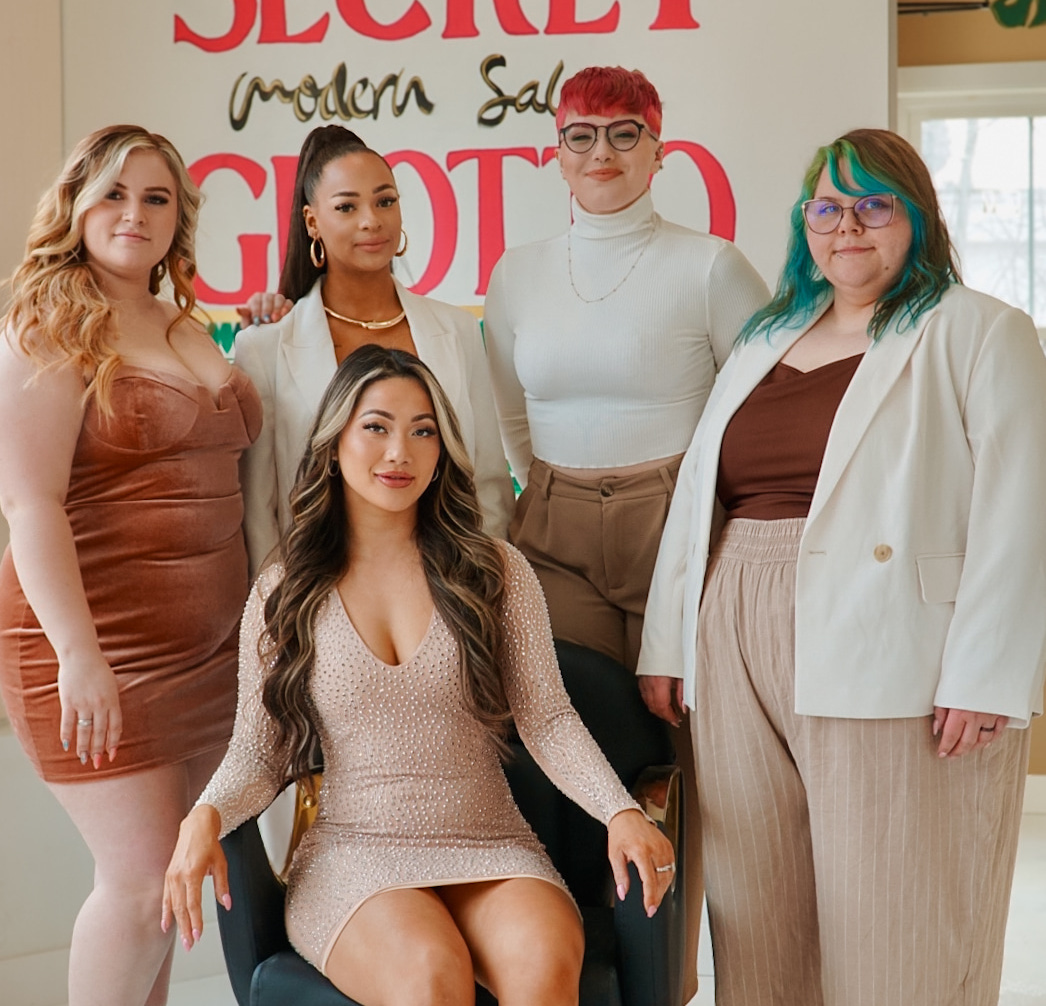 Secret Grotto salon team of hairstylists