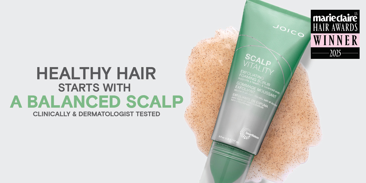 scalp vitality scrub with marie claire award