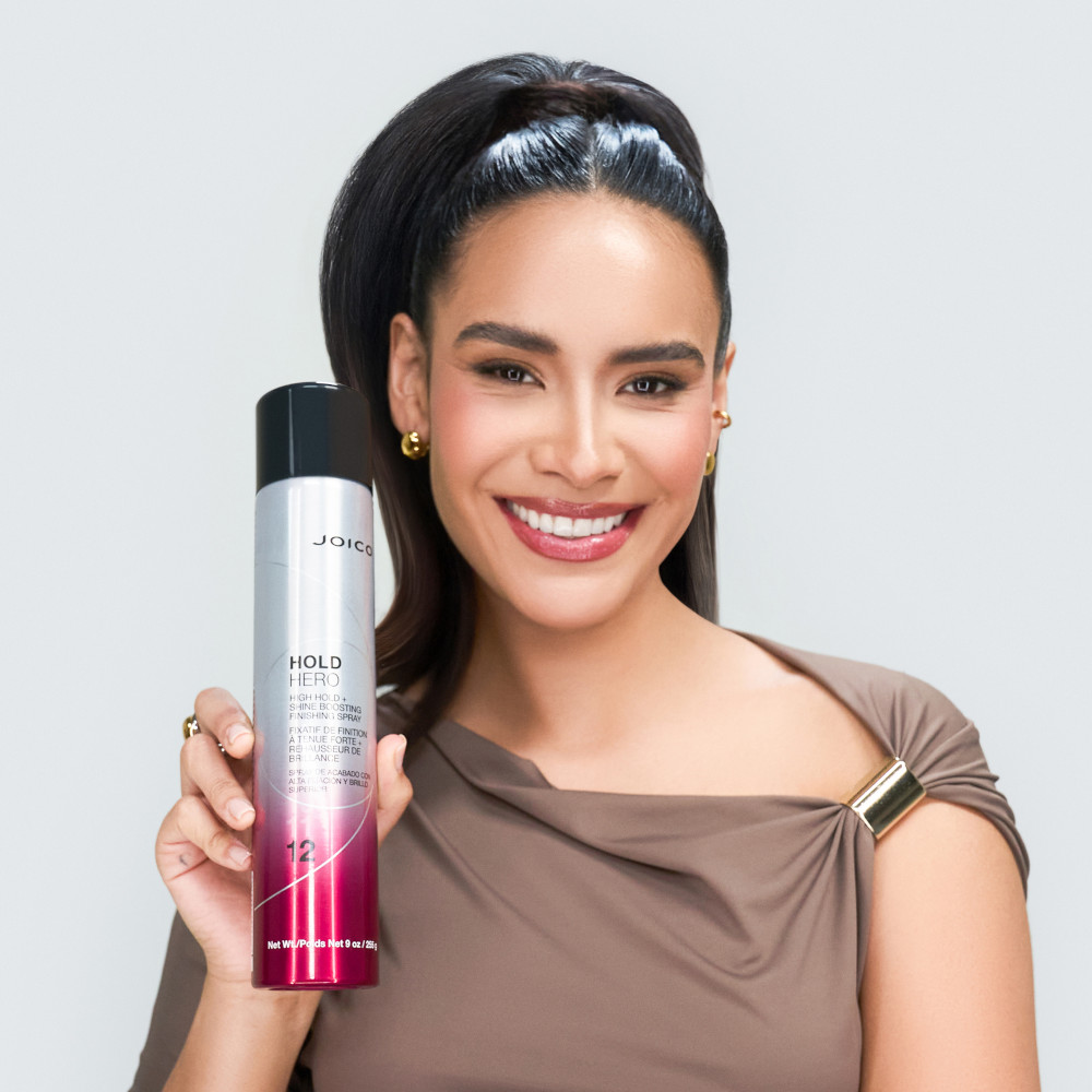 hold hero model holding product