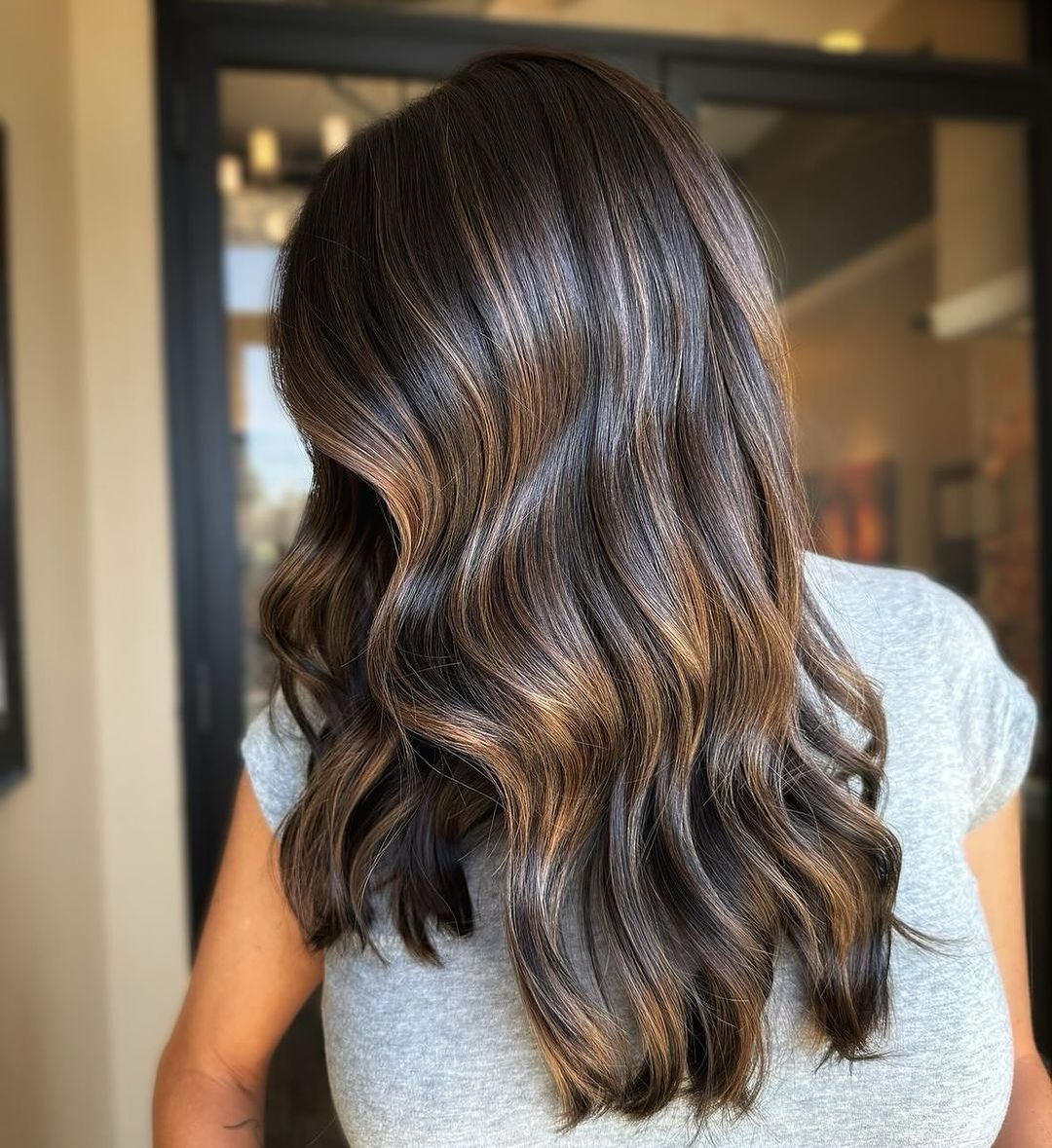 hair model after treatment