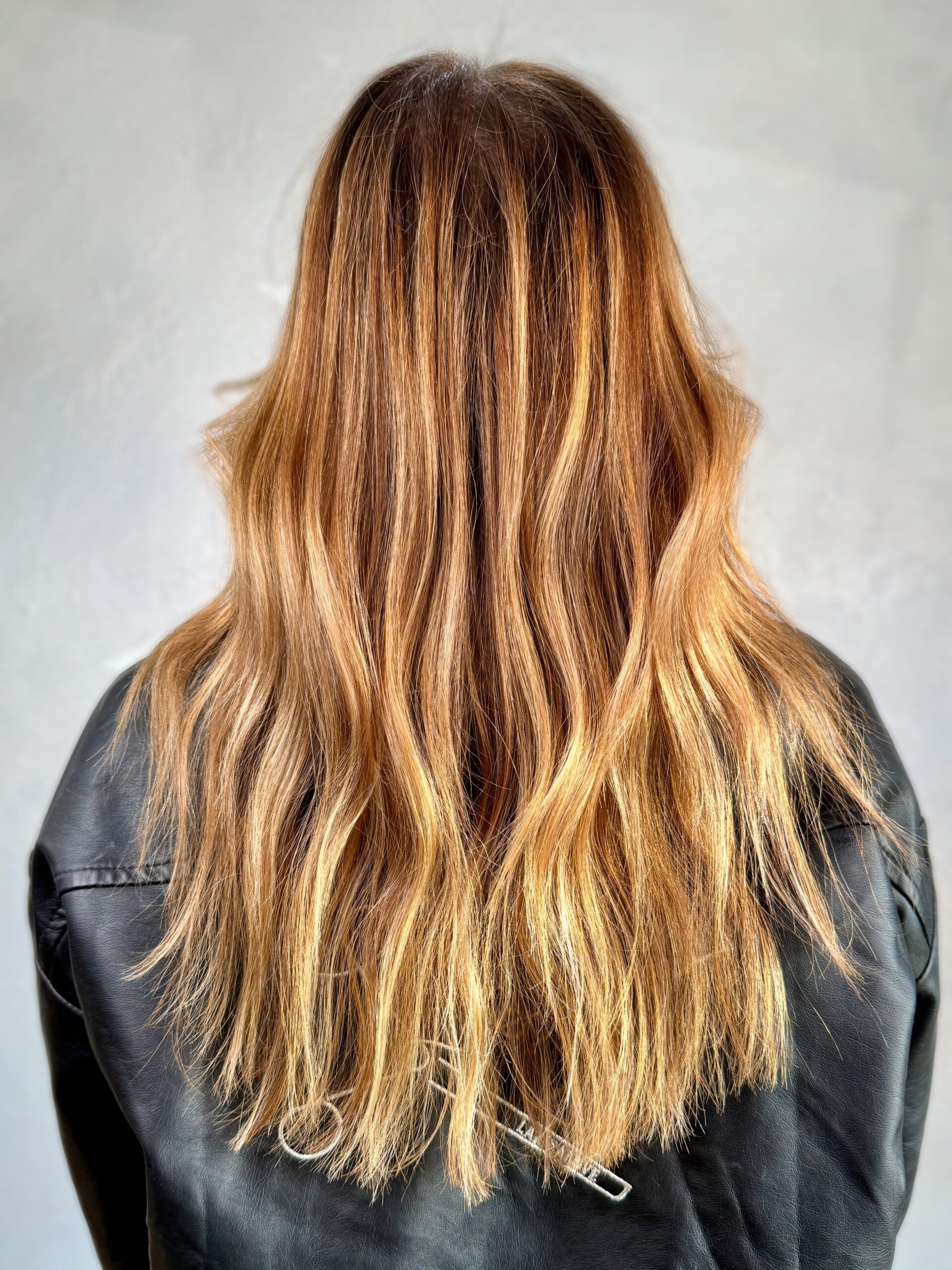 hair model after treatment