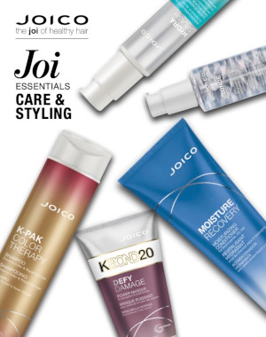 joico care and styling guide with products